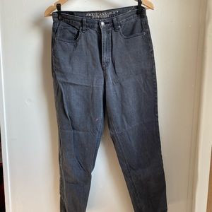 American Eagle Mom Jeans Faded
